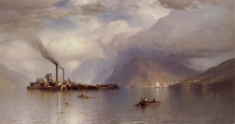 Colman Samuel Storm King on the Hudson Sweden oil painting art